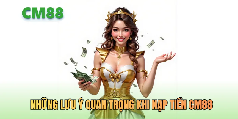 Những lưu ý quan trọng khi nạp tiền CM88